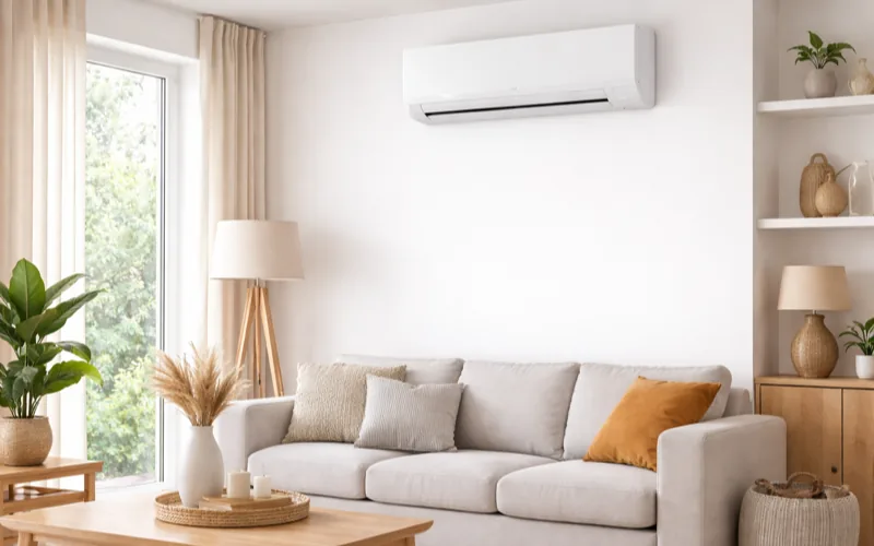 Pompe à chaleur air-air avec unité intérieure murale